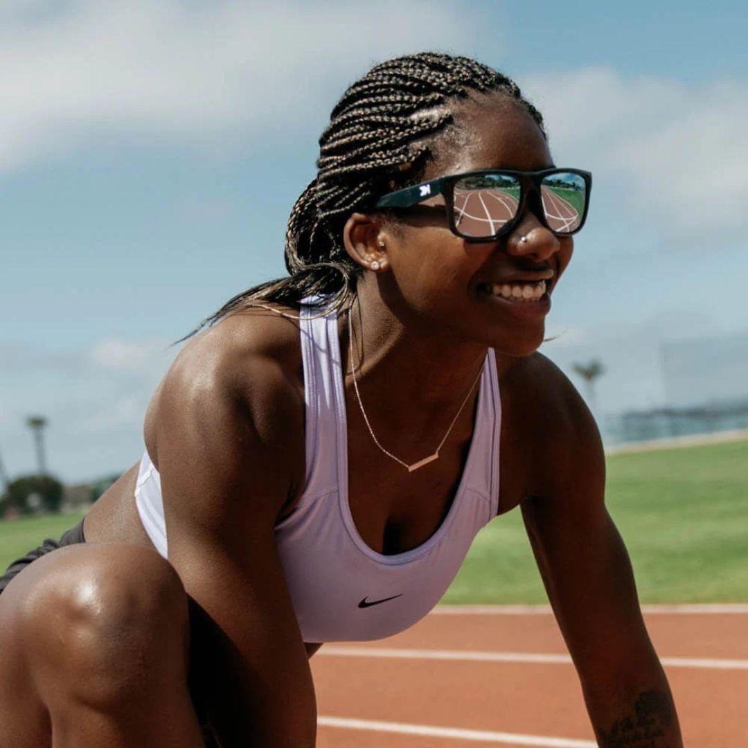 Knockaround Jelly Black/Sky Blue Torrey Pines Sport Sunglasses